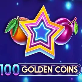 100 Golden Coins logo by Amusnet Interactive at Blaze Spins Casino