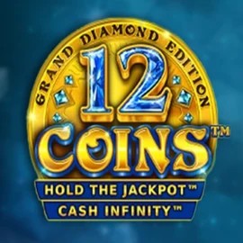 Slots logo of 12 Coins Grand Diamond Edition from Wazdan at Blaze Spins Casino