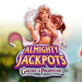 Almighty Jackpots: Garden of Persephone logo – Jackpots by Novomatic at Blaze Spins Casino