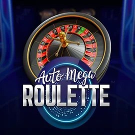 Auto Mega Roulette slot logo by Pragmatic Play at Blaze Spins Casino