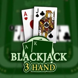 Blackjack 3H (Habanero) by Habanero, showcased at blazesspinscasino.com – game logo