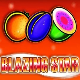 Blazing Star online game logo by Merkur Gaming on blazesspinscasino.com