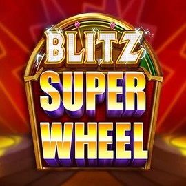 Blitz Super Wheel online game logo by Pragmatic Play on blazesspinscasino.com