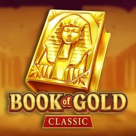 Book of Gold Classic by Playson, showcased at blazesspinscasino.com – game logo