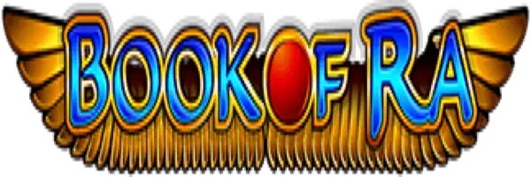 Book of Ra slot logo by Greentube at Blaze Spins Casino