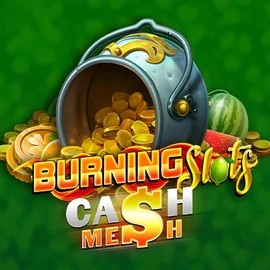 Official Slots logo: Burning Slots Cash Mesh by BF Games at Blaze Spins Casino