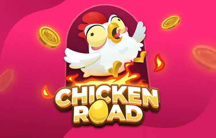Chicken Road online game logo by InOut on blazesspinscasino.com