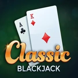 Classic Blackjack slot visual from Red Tiger Gaming available on blazesspinscasino.com
