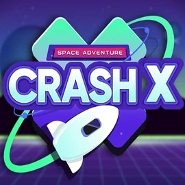 Crash X by Turbo Games, showcased at blazesspinscasino.com – game logo
