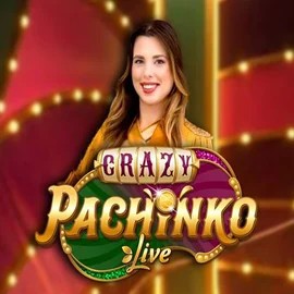 Official Live Casino logo: Crazy Pachinko by Evolution at Blaze Spins Casino