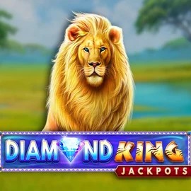 Diamond King Jackpots game by SpinPlay Games – logo hosted on Blaze Spins Casino
