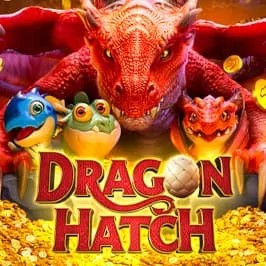 Dragon Hatch slot logo by PG Soft at Blaze Spins Casino