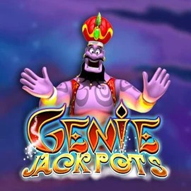 Enjoy Genie Jackpots by Blueprint Gaming – logo hosted on blazesspinscasino.com