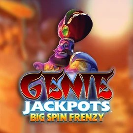 Genie Jackpots: Big Spin Frenzy game by Blueprint Gaming – logo hosted on Blaze Spins Casino