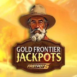 Gold Frontier Jackpots FastPot5 online game logo by Yggdrasil on blazesspinscasino.com