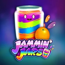 Jammin Jars online game logo by Push Gaming on blazesspinscasino.com
