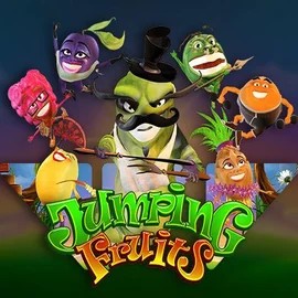 Jumping Fruits slot visual from Wazdan available on blazesspinscasino.com