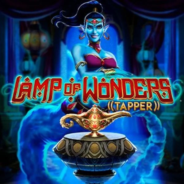 Lamp Of Wonders Tapper by Greentube, showcased at blazesspinscasino.com – game logo