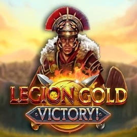 Legion Gold Victory! online game logo by Play'n GO on blazesspinscasino.com