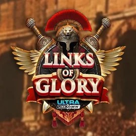 Enjoy Links of Glory by Slingshot Studios – logo hosted on blazesspinscasino.com