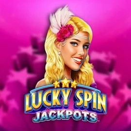 Lucky Spin Jackpots slot logo by Novomatic at Blaze Spins Casino