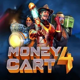 Money Cart 4 slot logo by Relax Gaming at Blaze Spins Casino