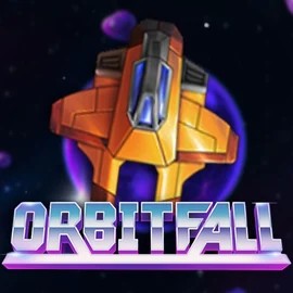 Slots logo of Orbitfall from ELK Studios at Blaze Spins Casino