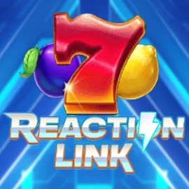 Reaction Link slot logo by Playtech at Blaze Spins Casino