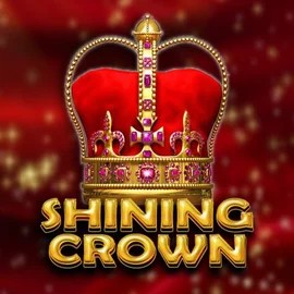 Shining Crown online game logo by Amusnet Interactive on blazesspinscasino.com