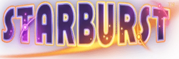 Slots logo of Starburst from NetEnt at Blaze Spins Casino