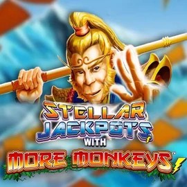 Play the Stellar Jackpots with More Monkeys slot by Lightning Box Game on Blaze Spins Casino