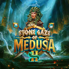 Stone Gaze of Medusa 2 casino game by Stakelogic – featured logo at Blaze Spins Casino
