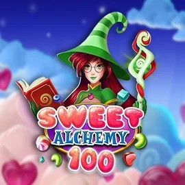 Sweet Alchemy 100 slot visual from Play'n GO available on blazesspinscasino.com