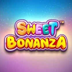 Sweet Bonanza by Pragmatic Play, showcased at blazesspinscasino.com – game logo