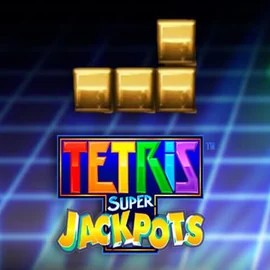 Tetris Super Jackpots casino game by WMS – featured logo at Blaze Spins Casino