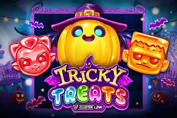 Slots logo of Tricky Treats from Push Gaming at Blaze Spins Casino