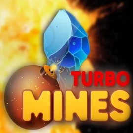 Turbo Mines casino game by Turbo Games – featured logo at Blaze Spins Casino