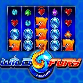 Wild Fury Jackpots online game logo by IGT on blazesspinscasino.com